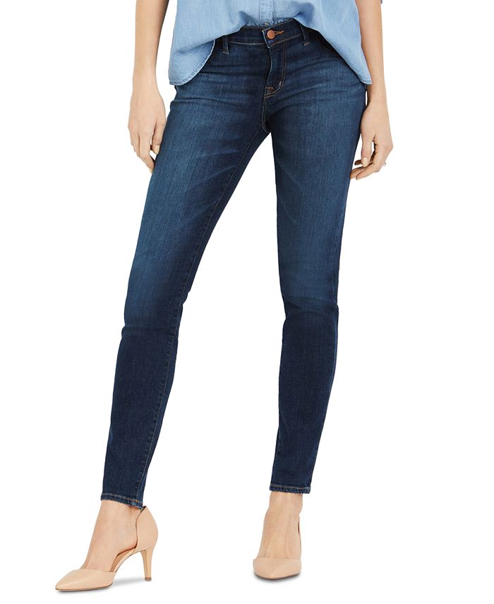 Borgmester overlap Galaxy J Brand Side-Panel Skinny Maternity Jeans - Macy's