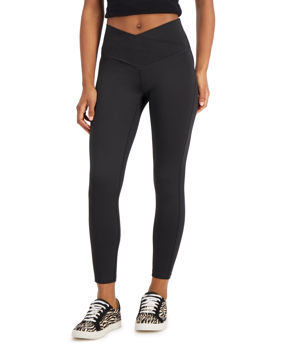 Jenni On Repeat Crossover-Waist 7/8th Length Legging, Created for Macy's