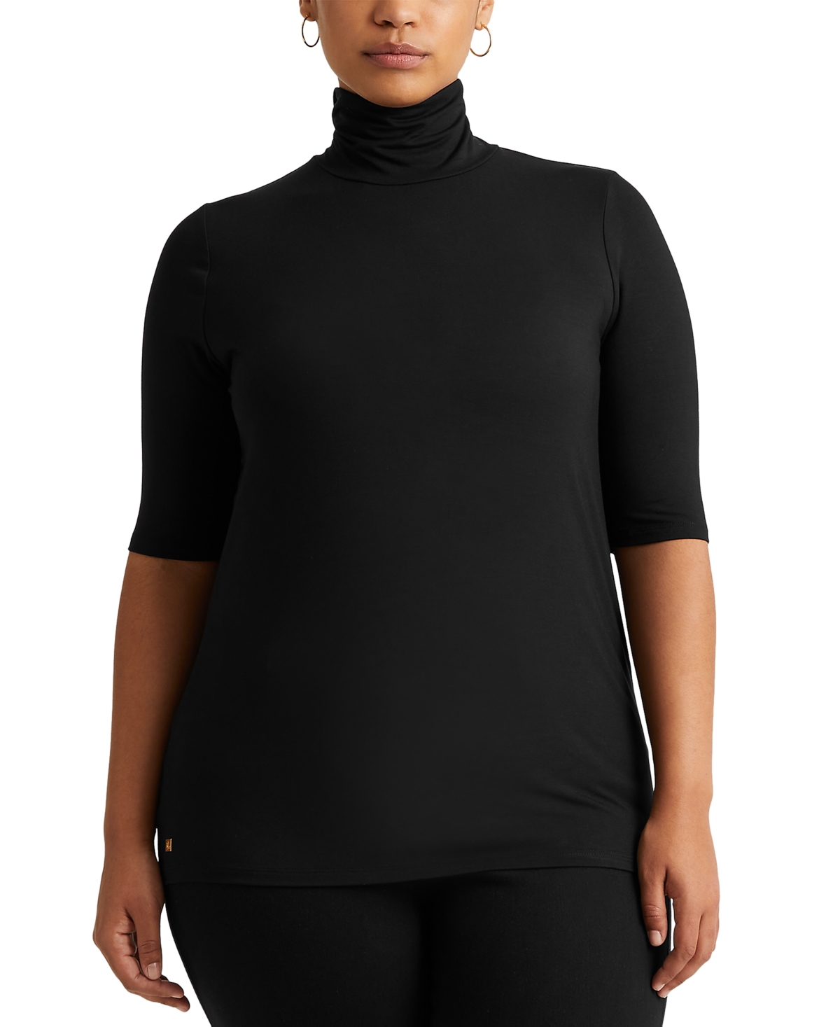 Lauren Ralph Lauren Plus Size Lightweight Turtleneck Sweater