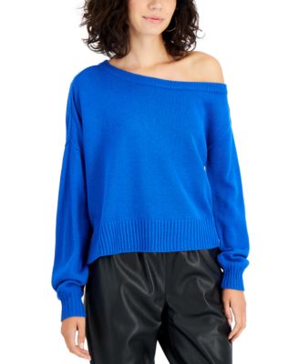macy's off the shoulder sweater
