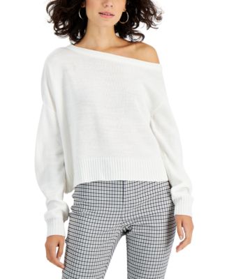 macy's off the shoulder sweater