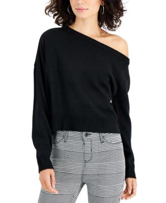 macy's off the shoulder sweater