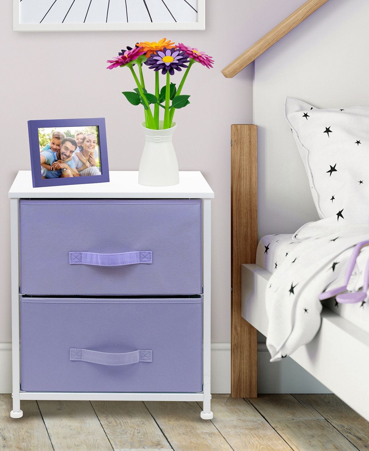Sorbus Nightstand with 2 Drawers