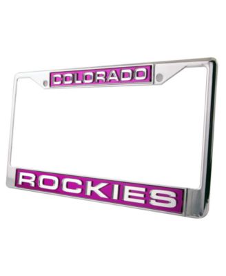 Rico Industries - Colorado Rockies Laser License Plate Frame