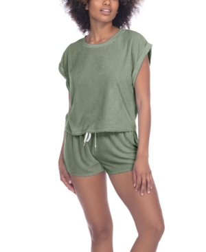 Honeydew Just Chillin Terry 2pc Loungewear Shorts Set
