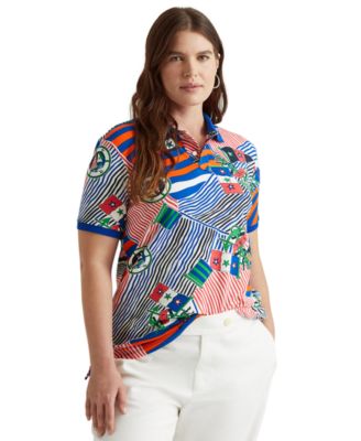 macy's ralph lauren plus size tops