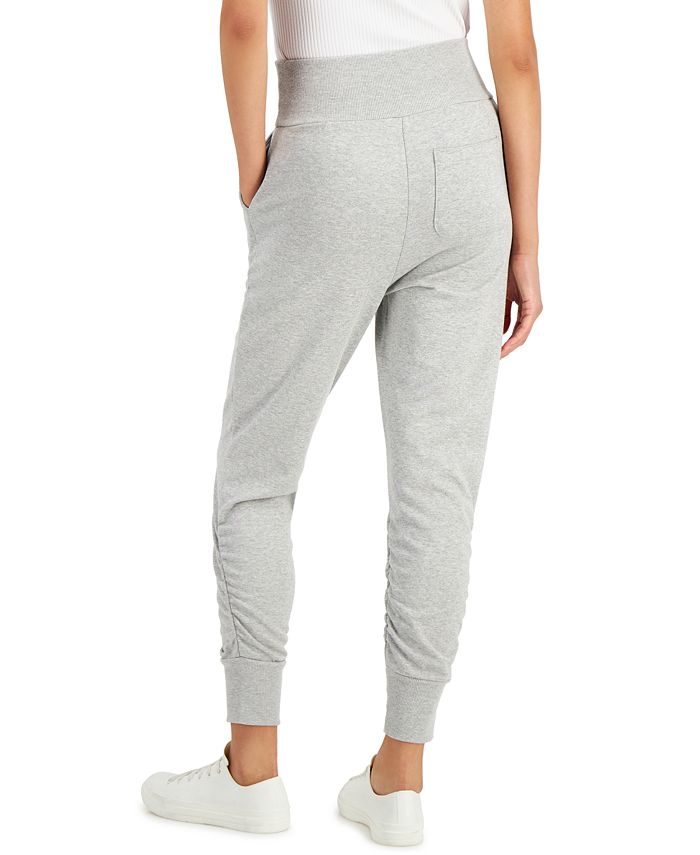 INC International Concepts Petite High-Waisted French Terry Jogger ...