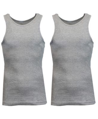 Men's Famous Heavyweight Ribbed Tank Top, Pack of 2