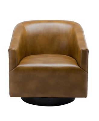Gaven Wood Base Swivel Chair