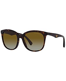 Women's Polarized Sunglasses, EA4157 55
