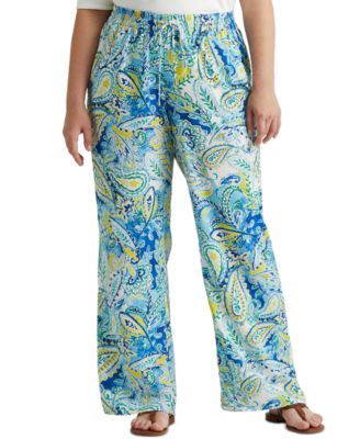 ralph lauren paisley pants