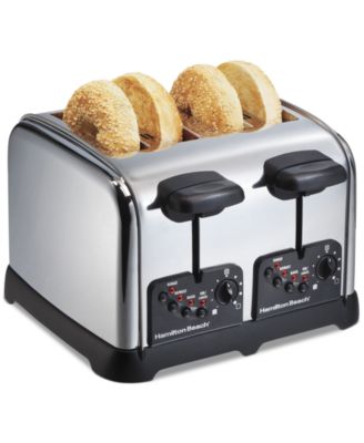 Hamilton Beach - Classic Chrome 4-Slice Toaster