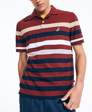 Nautica Men's Classic-Fit Striped Polo Shirt