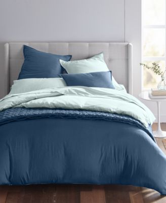 OAKE Cotton 3 Pc. Duvet Cover Set, King sale and Queen