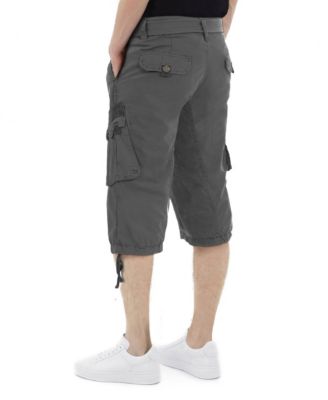 XRAY Big & Tall Belted Below Knee Long Cargo Shorts