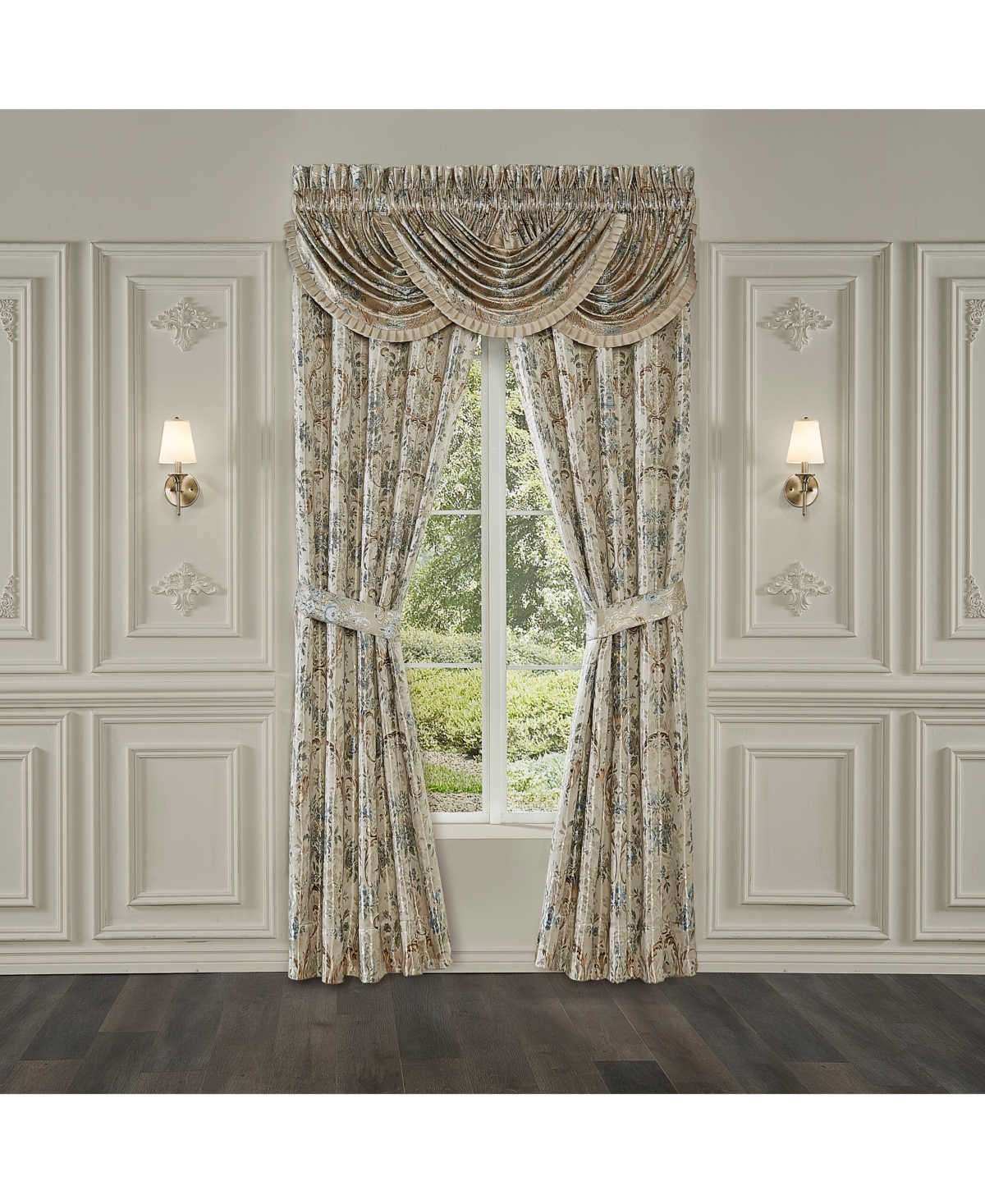 J Queen New York Closeout!  Jacqueline 4-pc. Window Panel Set, 50" X 84" In Ivory
