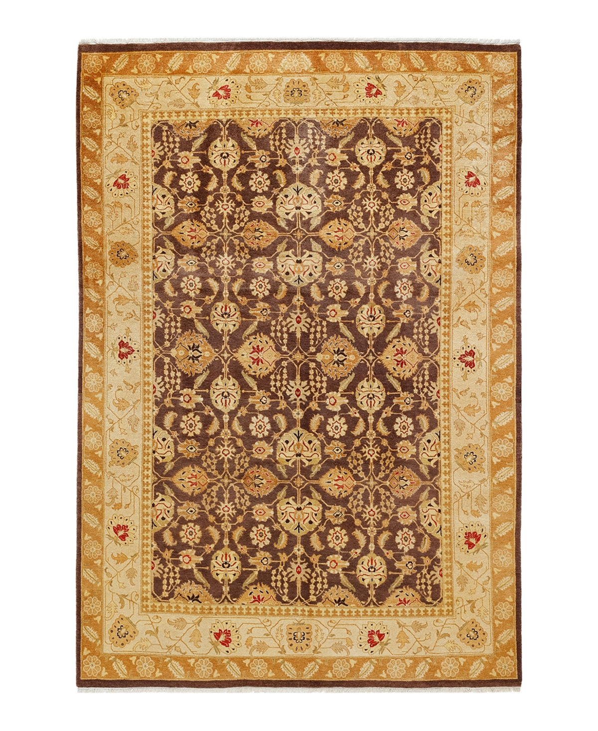 Closeout! Adorn Hand Woven Rugs Mogul M1427 6'1in x 9'1in Area Rug - Walnut