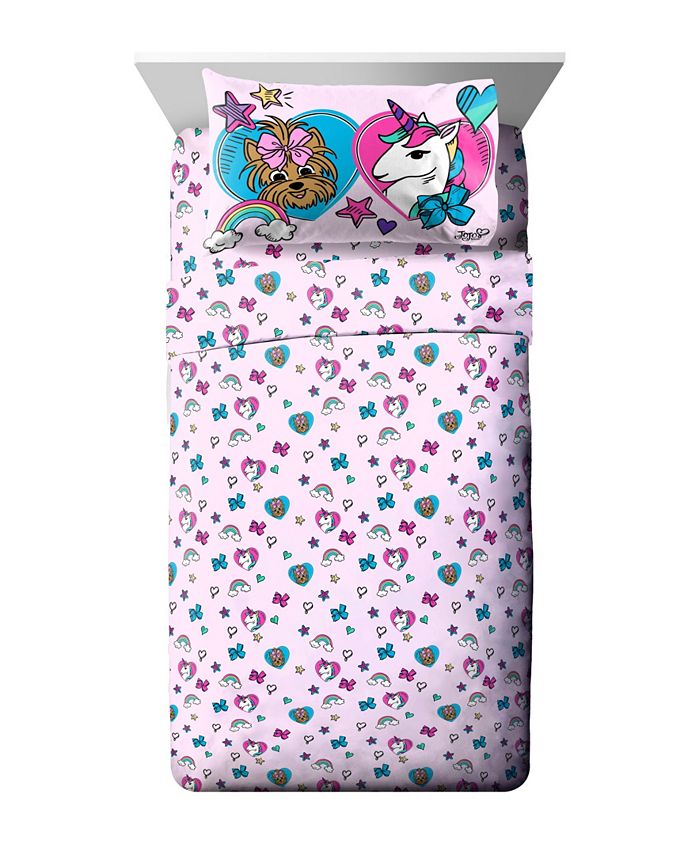 Jojo Siwa Unicorn Shine Full Bed Set, 5 Pieces Macy's
