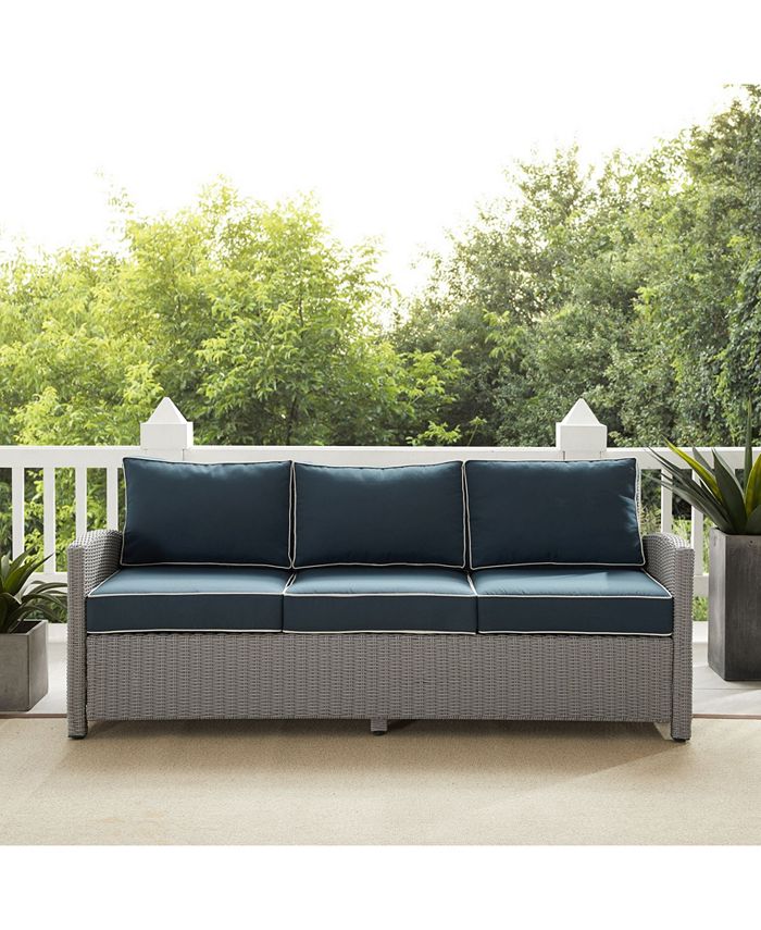 Crosley Bradenton Outdoor Wicker Sofa Macy's