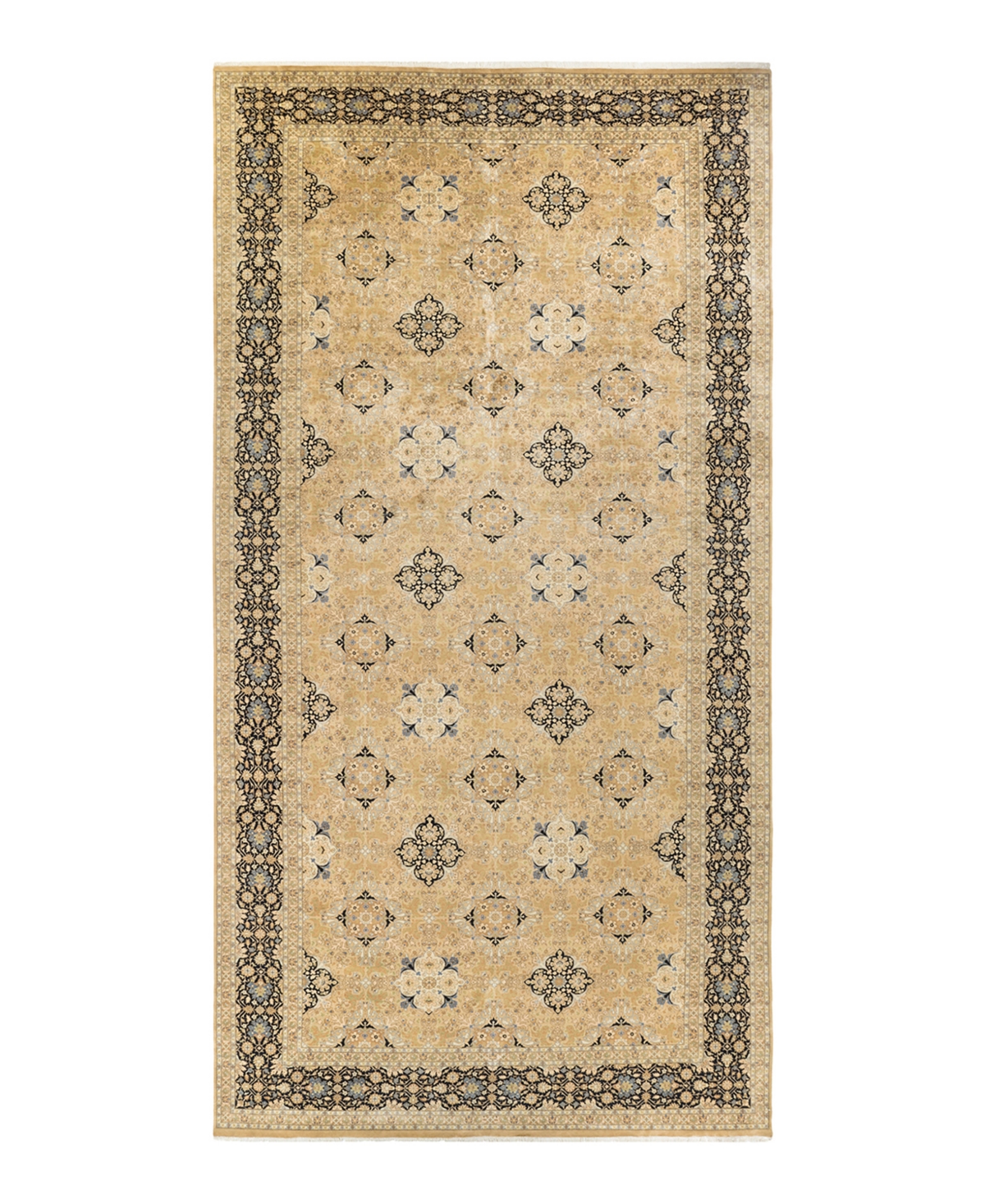 Closeout! Adorn Hand Woven Rugs Mogul M1205 9'2in x 18'8in Runner Area Rug - Gold-Tone