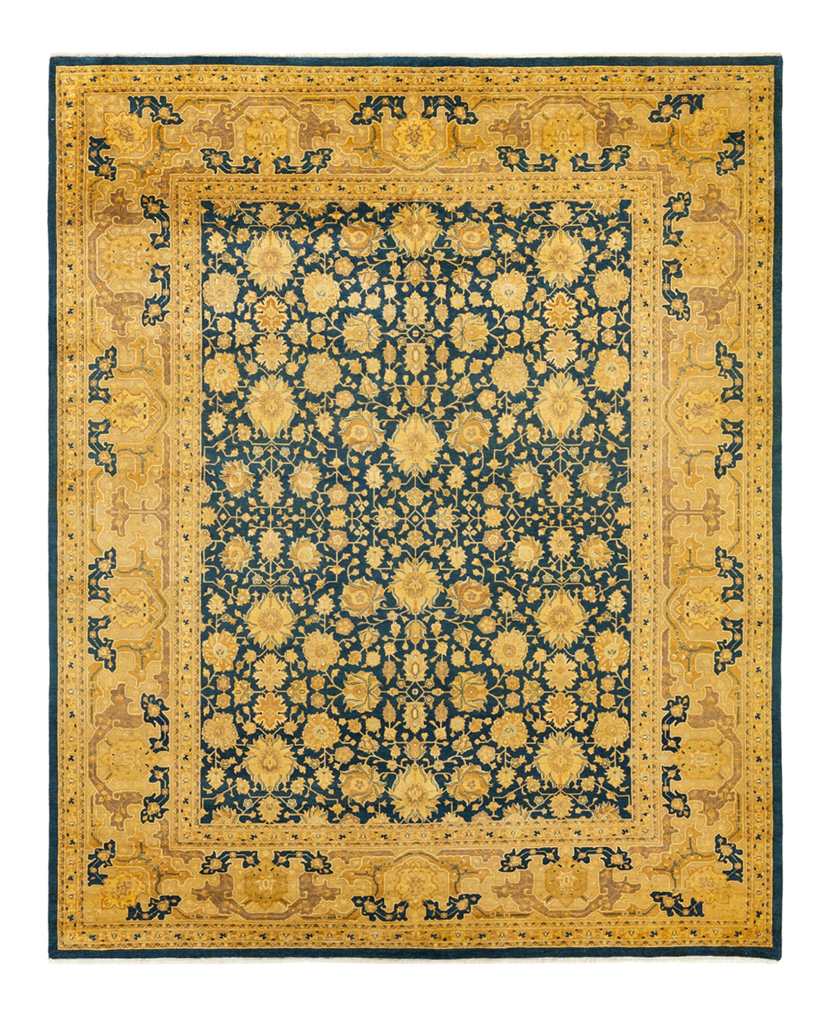 Closeout! Adorn Hand Woven Rugs Mogul M1422 8'4in x 10'7in Area Rug - Navy