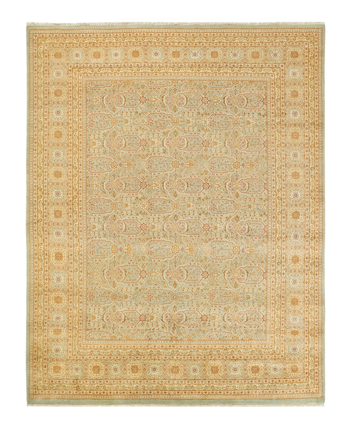 Closeout! Adorn Hand Woven Rugs Mogul M1449 8'1in x 10'4in Area Rug - Mist