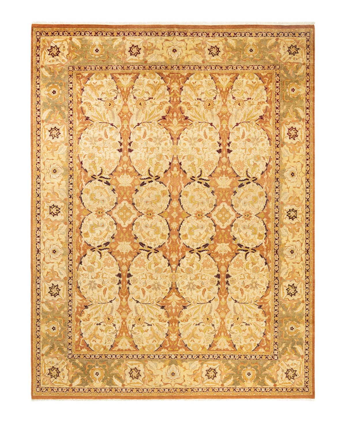Closeout! Adorn Hand Woven Rugs Mogul M1440 7'10in x 10'6in Area Rug - Caramel