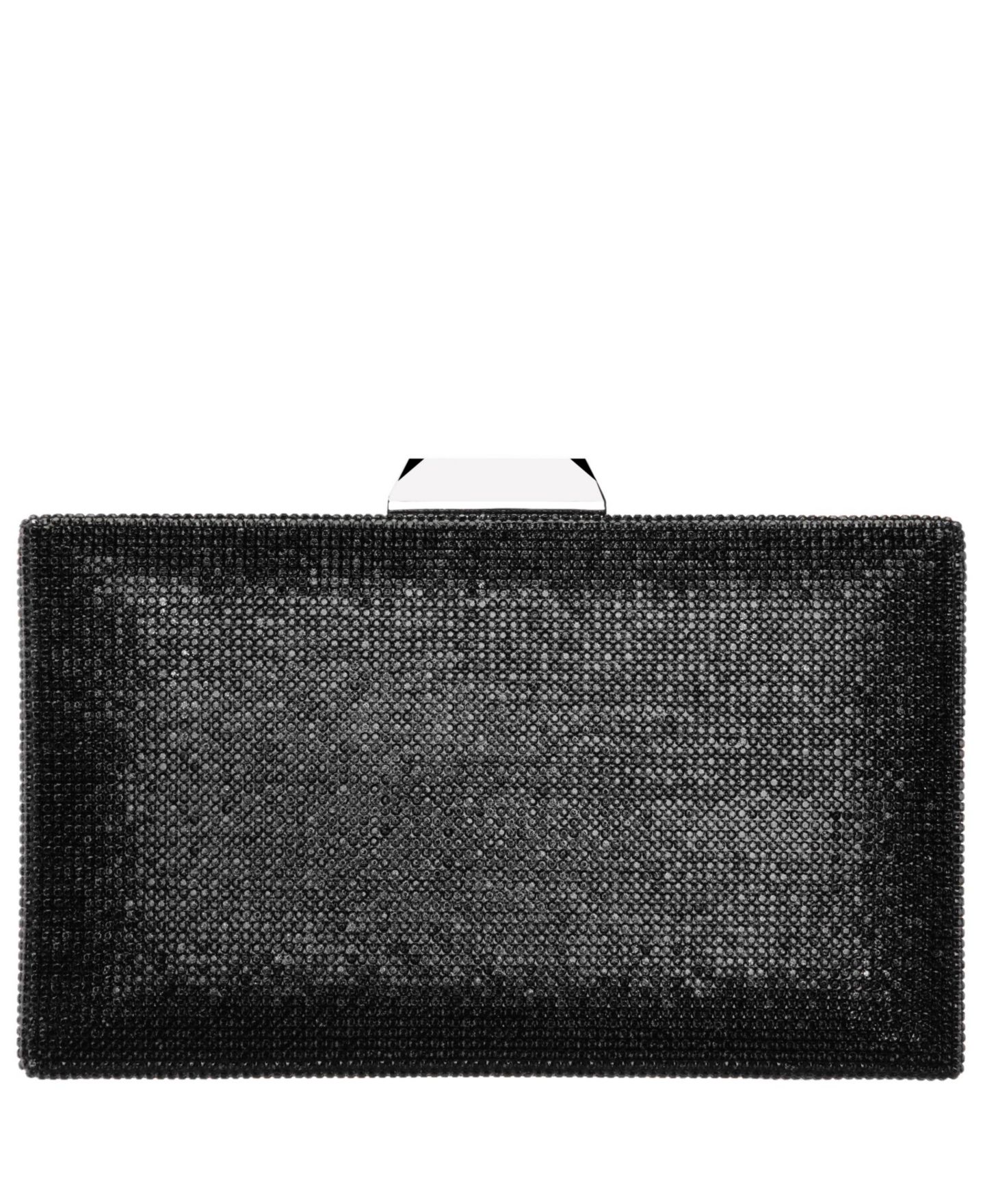 Женские клатчи Nina Crystal Minaudiere, цвет: Чёрный — фото 2