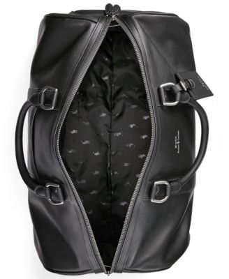 Polo Ralph Lauren Men's Smooth Leather Duffel - Macy's