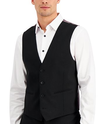 duidelijk Stiptheid Verdikken INC International Concepts Men's Slim-Fit Black Solid Suit Vest, Created  for Macy's & Reviews - Suits & Tuxedos - Men - Macy's