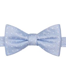 Men's Chambray Dot Pre-Tied Bow Tie