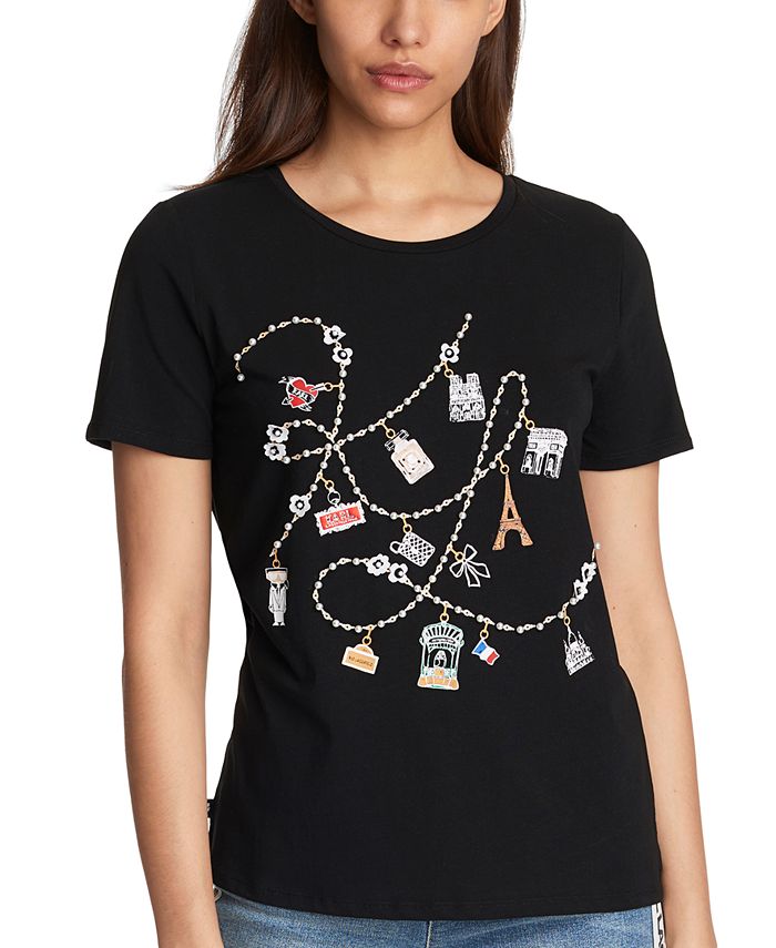 karl lagerfeld paris iconic motif shirt