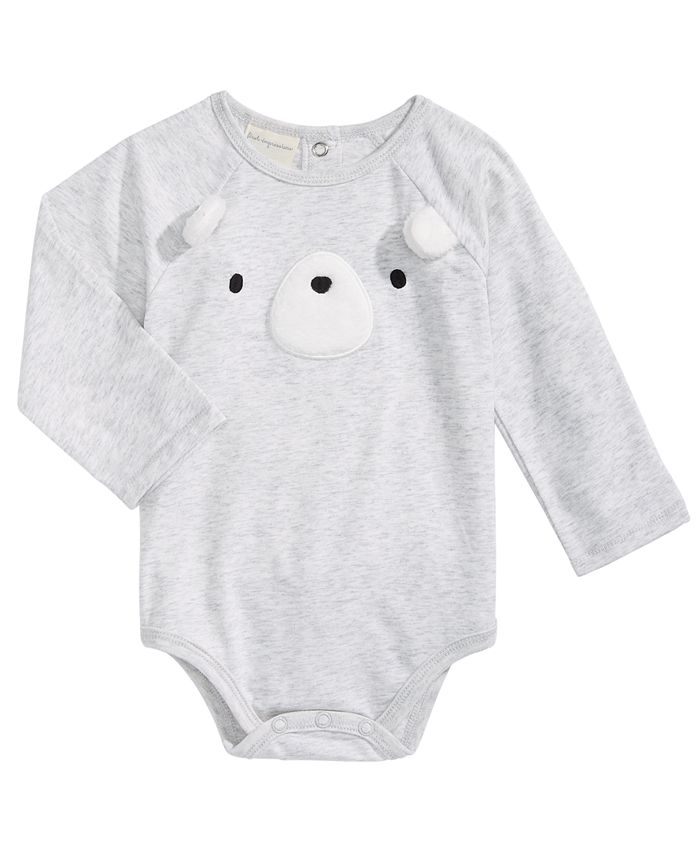First Impressions Baby Boys Bear Bodysuit, Created for Macy's Macy's