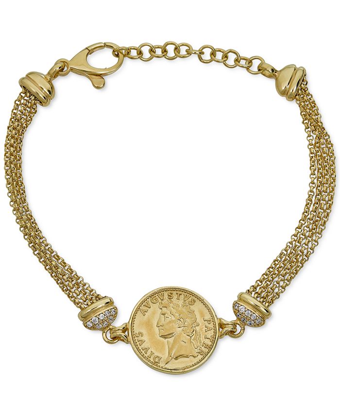 Macy's coin bracelet hot sale