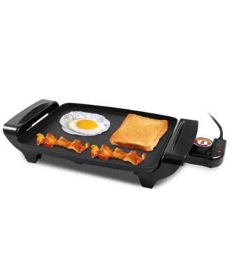Photo 1 of Elite Gourmet 10.5 x 8.5 inch Electric Nonstick Griddle, Removable Adjustable Thermostat