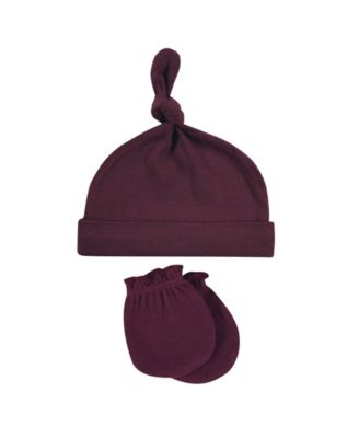 Essential 8-Piece Set Knotted Beanie Hats and Anti-Scratch Mitts