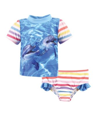 and Swim Rashguard Set, Mermaid