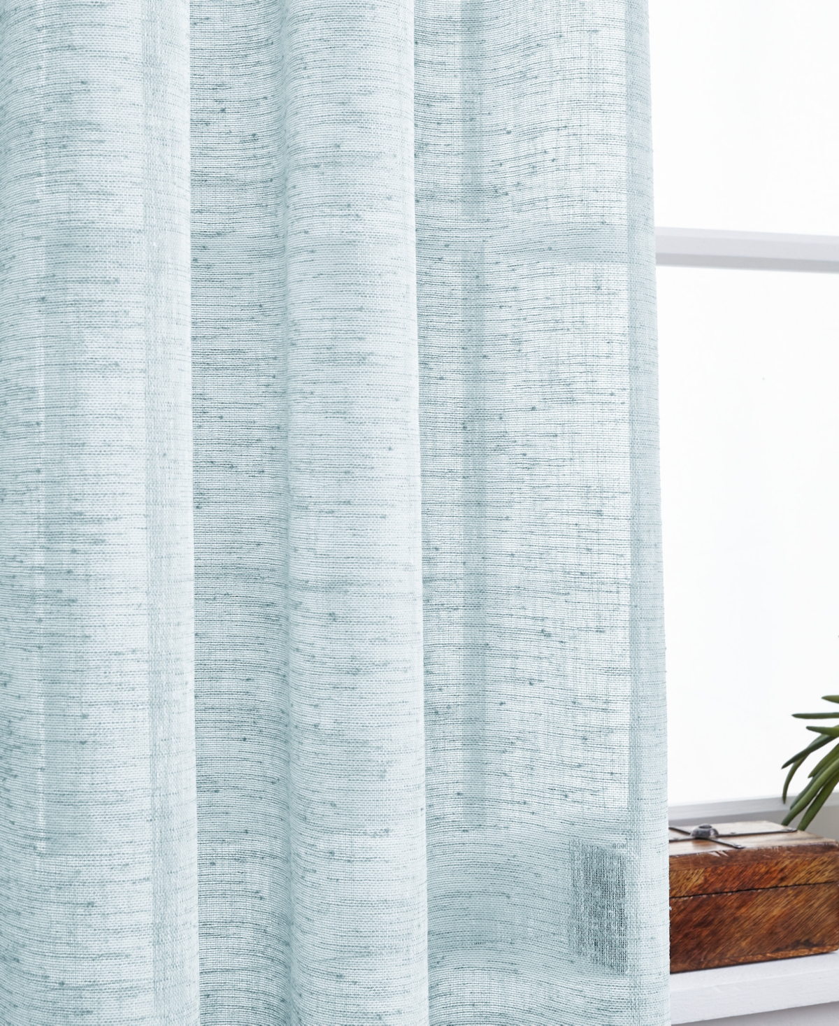 Curtainworks Pandora Sheer 63" x 38" Pole Top Panel, Set of 2