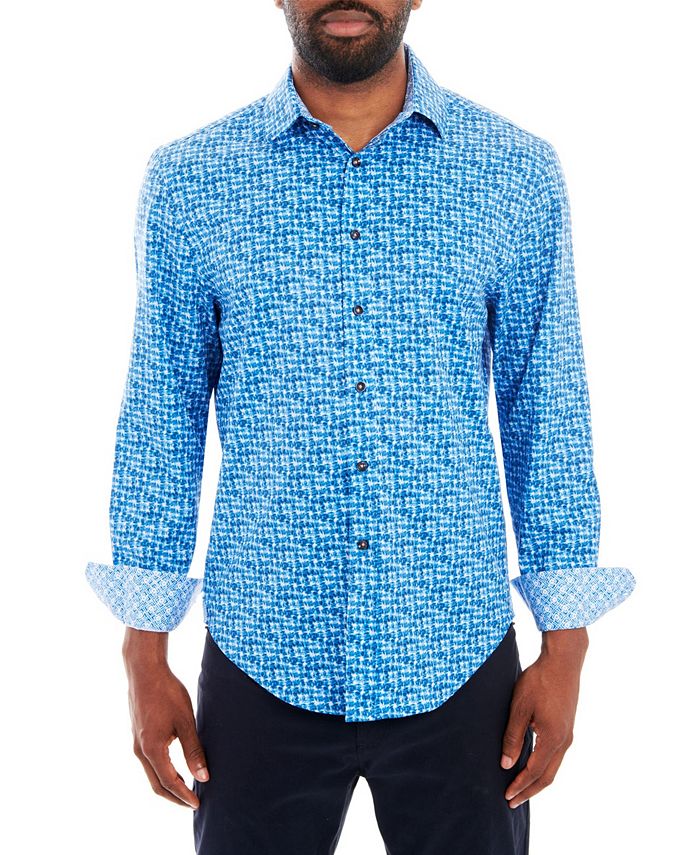 Macy's button sales up shirts