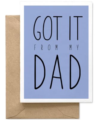 Spaghetti & Meatballs - Got It From My Dad Greeting Card