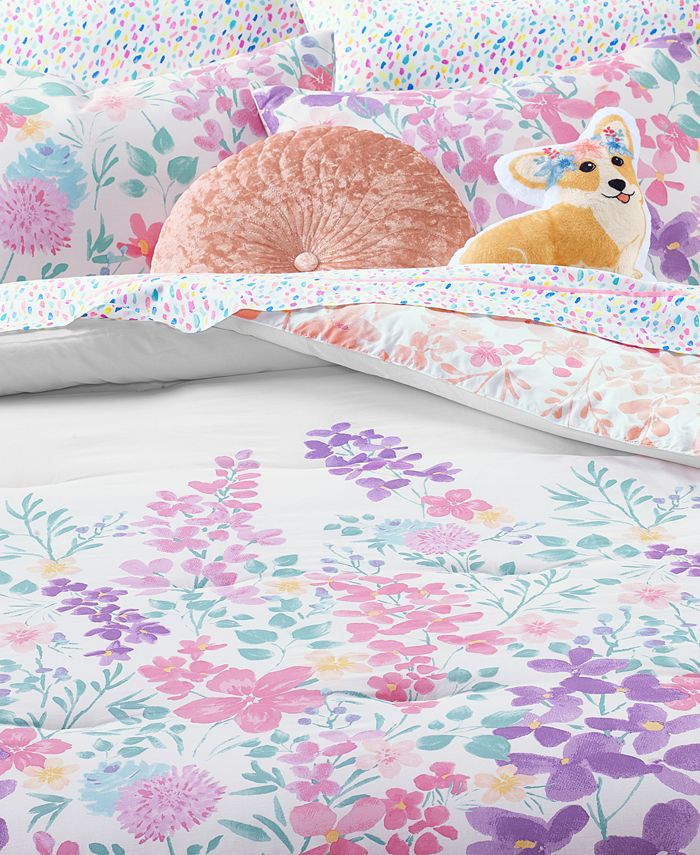 Whim by Martha Stewart Floral 2Pc Twin/Twin XL Comforter Set, Created
