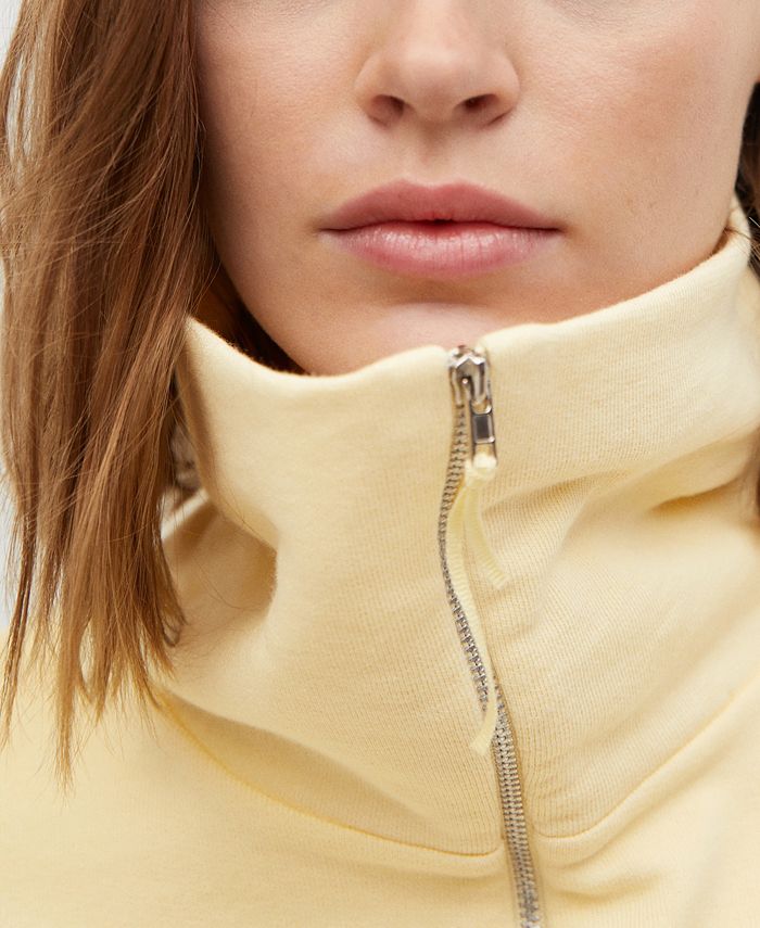 mango funnel neck sweater