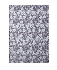 Hanks Floral Printed Plush Throw, 50" x 70"
