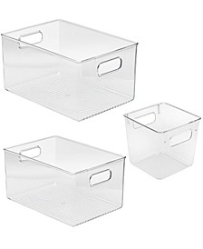 Bin Containers Set, 3 Pieces