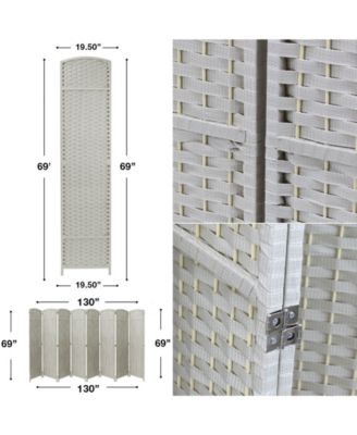 8-Panel Room Divider Privacy Screen