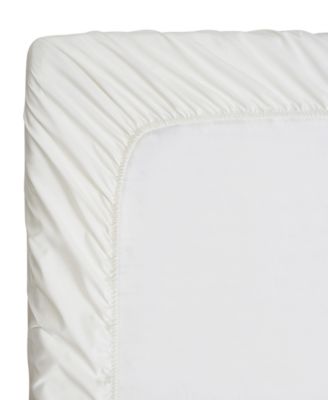 Solid Cotton Rich Blend Fitted Sheet, Twin XL