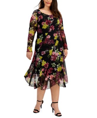 plus size handkerchief dress
