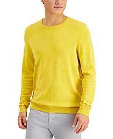Men's Solid Crewneck Sweater, Created for Macy's