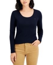 Tommy Hilfiger Women's Tommy Hilfiger Navy Dallas Cowboys Justine Long  Sleeve Tunic T-Shirt