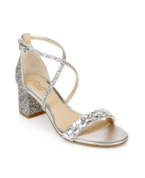 Jewel Badgley Mischka Women's Claudia Embellished Sandal Women's Shoes